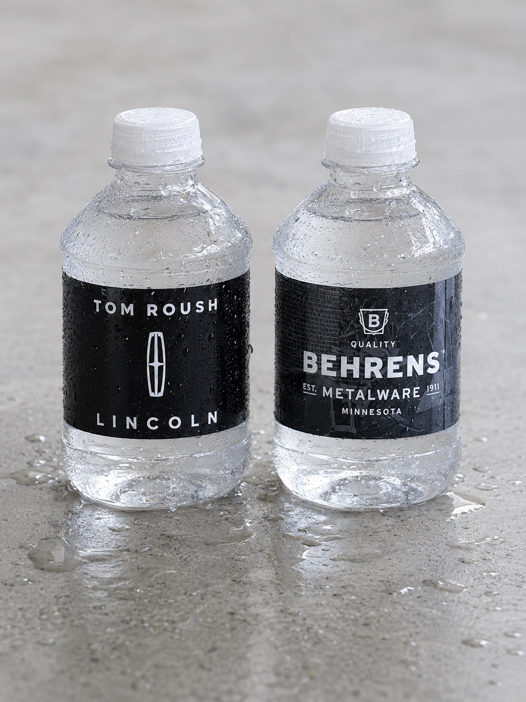 8 oz private labeled bottled water bottle