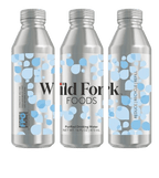 Custom labeled aluminum water bottle